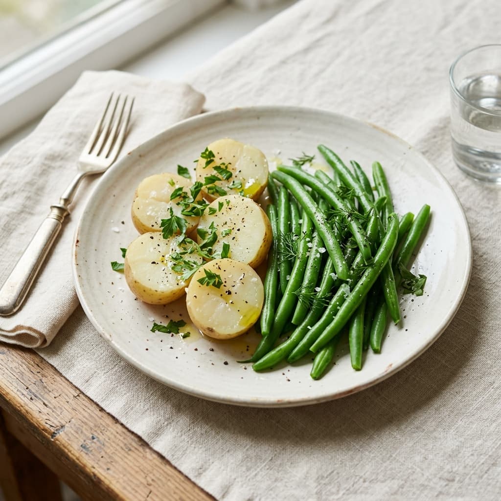 Potato Green Bean Plate