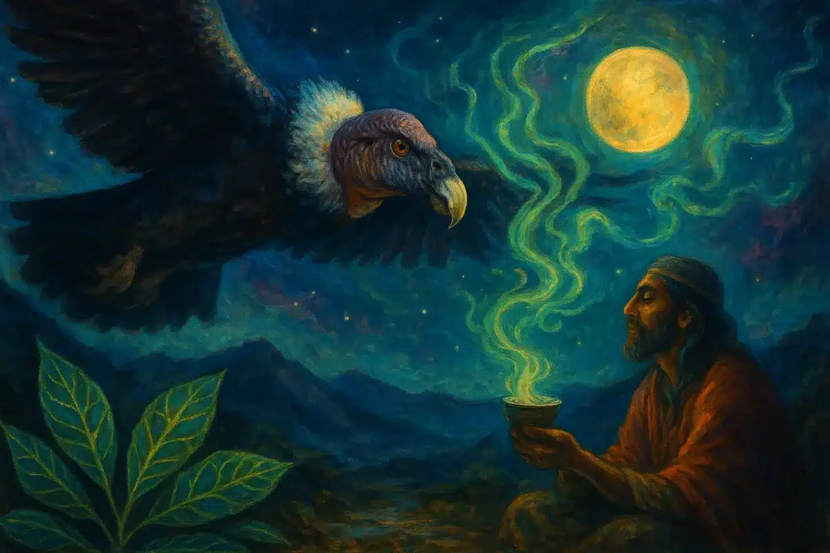 How Condor Appears in Yagé Visions